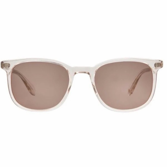 Garrett Leight Bentley Sun Clear Mauve  Frame Sunglasses